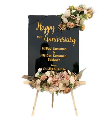 Papan Bunga Akrilik Gunungketur